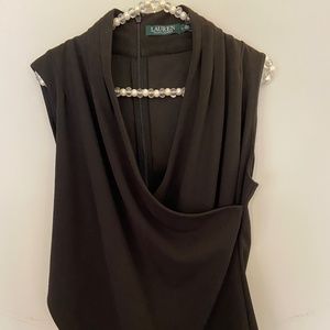 Black Fitted Black Top